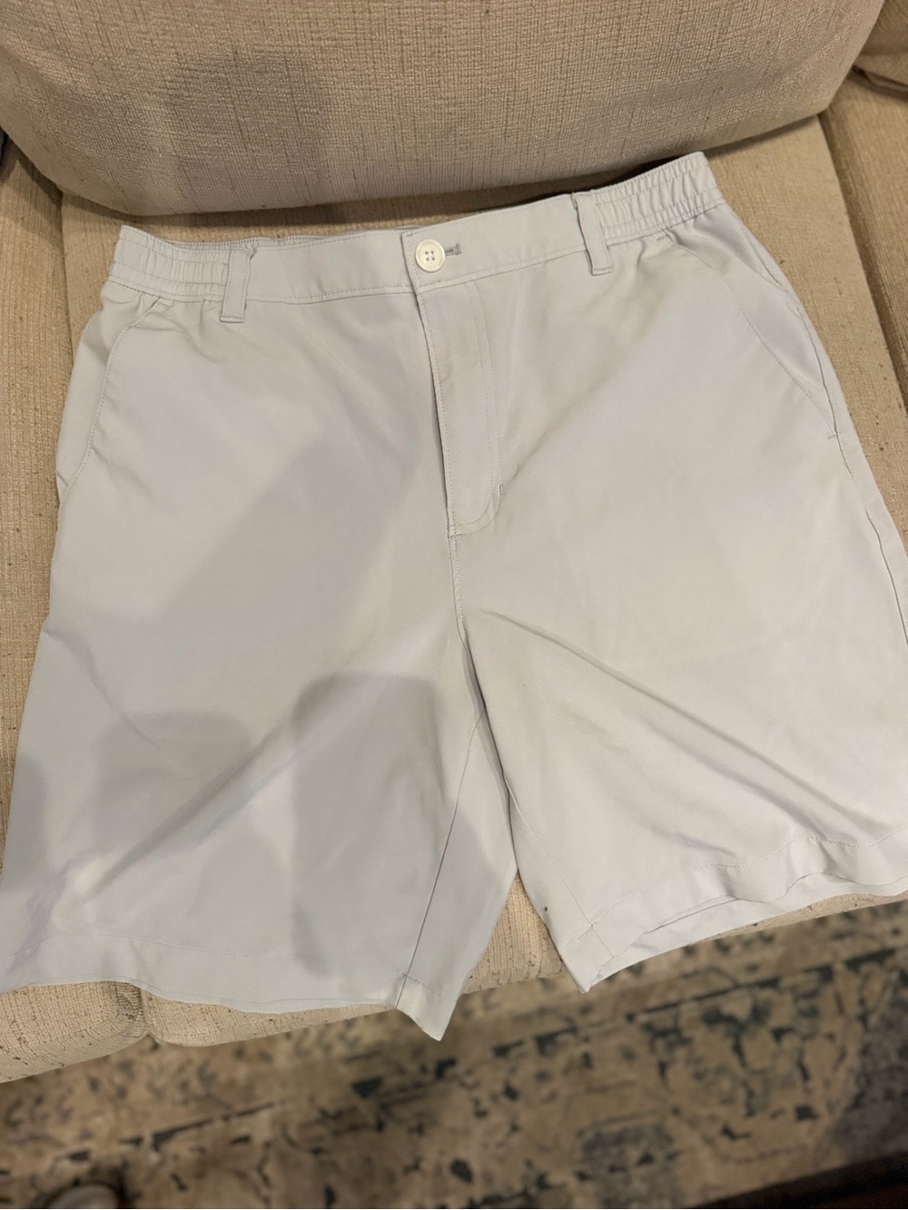 Southern Proper Light Gray Men's Flat Front Shorts
